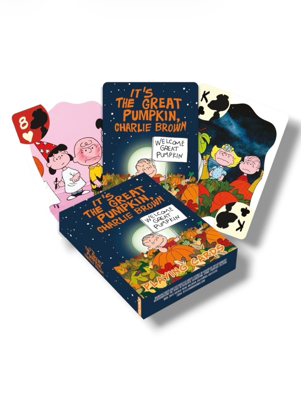 Peanuts It's The Great Pumpkin Charlie Brown Playing Cards - NWT